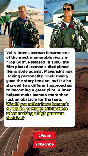 Val Kilmer's Iceman Became a Top Gun Icon... #ytshorts #youtubeshorts