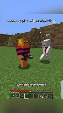 playing minecraft at 12am #minecraft #minecraftshorts #shorts