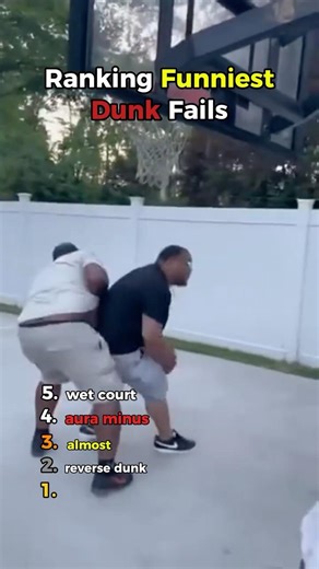 RANKING THE FUNNIEST DUNK FAILS