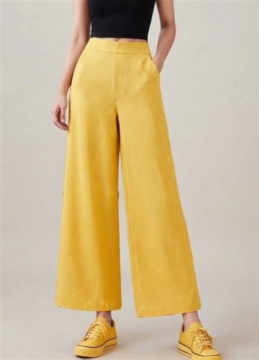 Wide-Leg Pants Cutting & Sewing Tutorial | Easy DIY Trouser Making