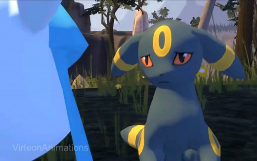 〈宝可梦 动画短片〉"月布偷了冰布饼干！"Umbreon steals Glaceon's cookies!