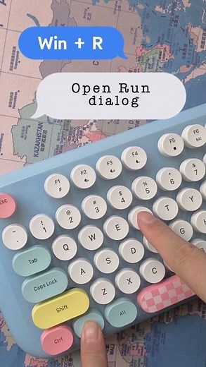 ⚡ WIN+R = LAUNCH ANYTHING! 💻 Master the Run Command Like a Pro! #keyboard #windows #shorts