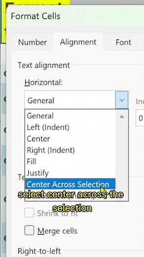 how to centre text across a selection in Microsoft Excel centre align heading and subheadings#excel