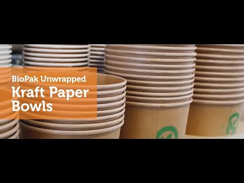 BioPak Unwrapped - Kraft Paper Bowls