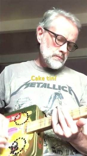 3 string cake tin guitar🏴‍☠️💀🏴‍☠️🤘