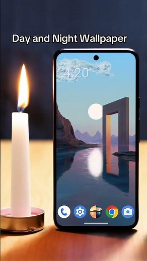 Day and night live wallpaper. Changes with every minute passed, with sunsets & sunrises in real time