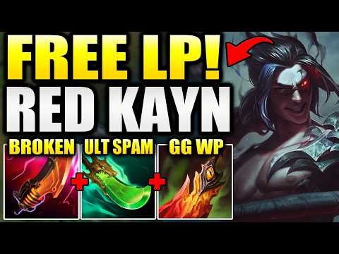 RED KAYN JUNGLE IS SIMPLY FREE LP IN SEASON 16! (Abuse This NOW)