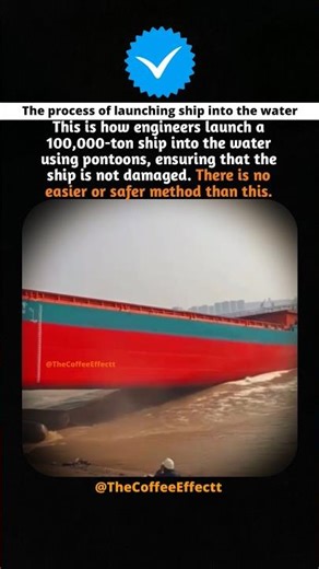 How a 100,000-Ton Ship Is Launched into Water | Amazing Engineering