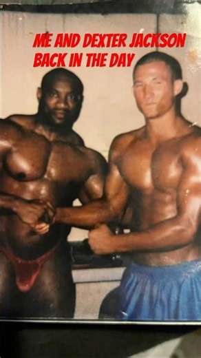 Dexter Jackson and me at a bodybuilding show .Mr Olympia champion #bodybuilding #automobile #gym