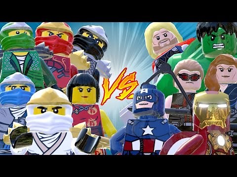 LEGO Marvel Super Heroes - Ninjago VS Vingadores | Briga de Herois #123