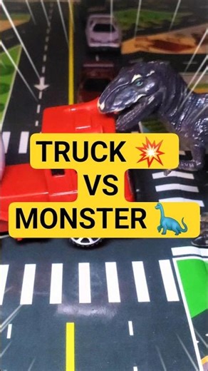 Ultraman Defeats Giant Dinosaur After Tank Truck Crash! 🦖💥🚛