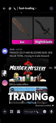 Best Mm2 Trading Discord Server! #roblox #mm2 #fyp