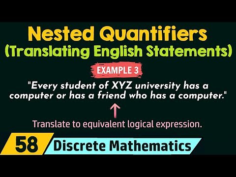 Nested Quantifiers (Translating English Statements) - Example 3