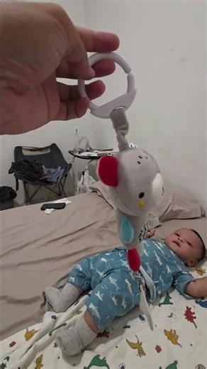 Monpetite mainan bayi boneka gantung stroller mainan gantungan boneka baby crib rattle teether