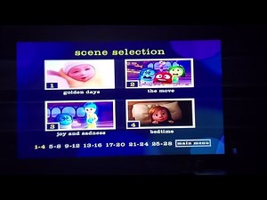 Inside Out 2015 DVD Menu Walkthrough