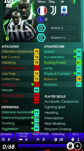 #efootball thuram cb training guide