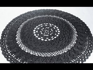 crochet home rug #36 / how to crochet mandala/Alfombra Mandala de ganchillo/Mandala de crochê