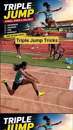 How to Master Triple Jump Step-by-Step Technique for Beginners & Athletes #shortvideo #olmpic