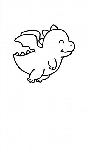 Dibujar un dragón fácil