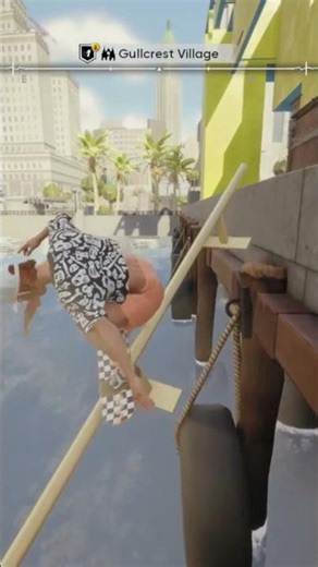 INSANE WATER GAP DIY SPOT #Skate #skate4 #skateclips #gap #DIY #Customspot #Shorts #Gap #smooth