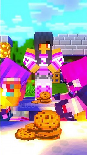 JJ and Mikey vs Girls Eating Challenge - Maizen Minecraft Animation #shorts