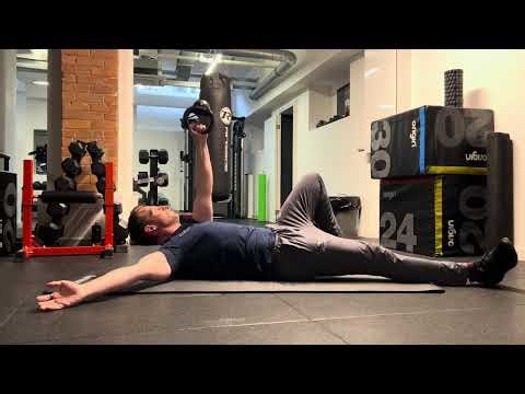 KB Arm Bar (A) + Shoulder IR/ ER