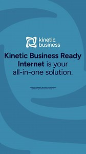 1.2M views · 8.5K reactions | Kinetic fiber means fewer outages and more uptime. Reliable and secure internet built for small business. | Kinetic Internet | Facebook