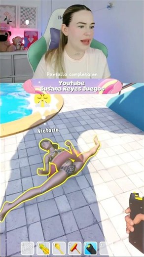 Playing Waterpark Simulator 💦 #waterpark #simulator #gameplay #videogames