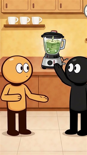 The Blender Almost Exploded #funny #animation #animationmeme