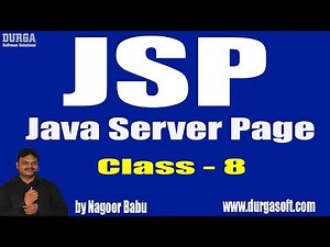 Learn JSP Tutorial Online Training by Nagoor Babu Sir On 23-05-2018
