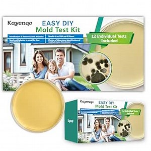 Mold Testing Kit with 12 Individual Tests - DIY Mold Test Kit for Home - air Quality Tester,Black Mold Detection, Includes Detailed Mold Identification Guide - Fast and Reliable Mold Detector at Home