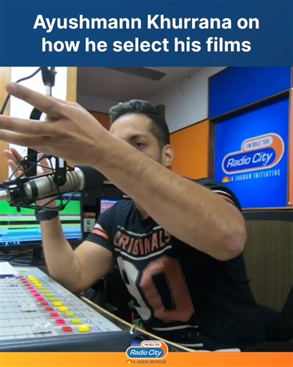Ayushmann Khurrana spills the beans on his film selection process! 樂 . . . . #AyushmannKhurrana #AyushmannKhurranaFans #Bollywood #radiocityentertainment #RadioCity Ayushmann Khurrana Fan Club Ayushmann khurrana FanClubbbbbbbbb Ayushmann Khurrana biggest fans | Radio City | Facebook