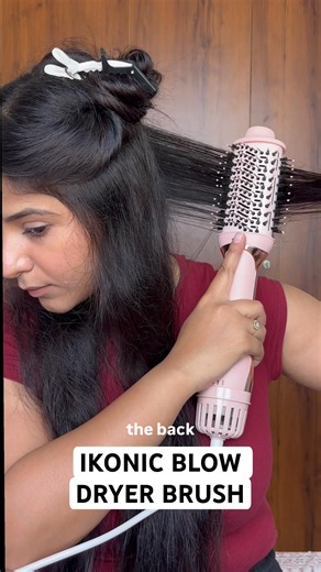 I Tried the IKONIC 3-in-1 Hair Blow Dry Brush 😍 #shorts