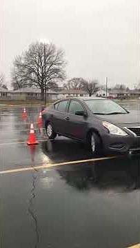 Ohio driver's license maneuverability test (cones)