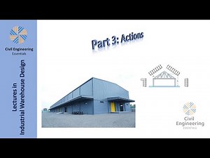 Design of Industrial Warehouses | Part 3: Loads and Actions