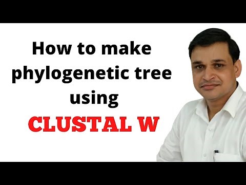 How to make phylogenetic tree using clustal W | Dr Neeraj Kumar