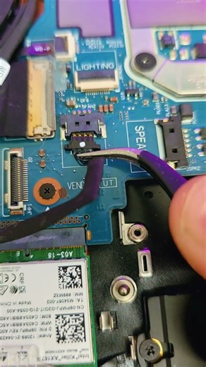 Alienware laptop fan issue.. LET'S REPLACE IT #shorts