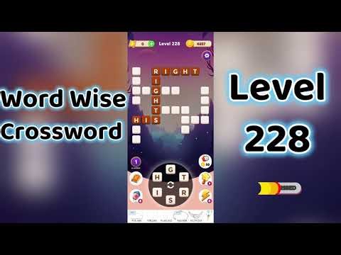 Word Wise Crossword Level 228 🧩 | Smart Crossword Puzzle Walkthrough | Go Answer