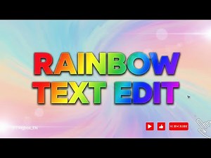 ❤⚡️ How to make viral rainbow text edit tutorial on capcut ✨ | FIX Problem