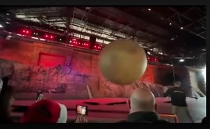 Runaway Indiana Jones Boulder Pummels Hero Disney World Worker