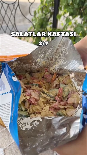 Чипсли салат 🥗 #рецепты #retseptlar #recipe #рекомендации #salat #salad #салат #rekkkkkk #shorts