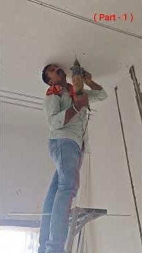 How to Install Wall LED Profile Aluminium Channel (part - 1) #electricalelectricianwireman