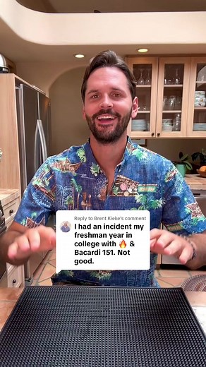 Replying to @Brent Kieke Kilauea Old Fashioned 🌋 🥃 🏝️ I was challenged with creating a better version of a cocktail I reviewed. The original is a rum old fashioned made with 151 and set on fire. My version takes the idea behind that cocktail and improves upon it with a blend of rums and toasted bitters, while still incorporating fire in the presentation but in a more controlled manner. I named this cocktail the Kilauea Old Fashioned because it’s one of the most active volcanoes in the world, 