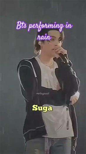 BTS performing in rain for three hours #bts #btsarmy #kpopbts