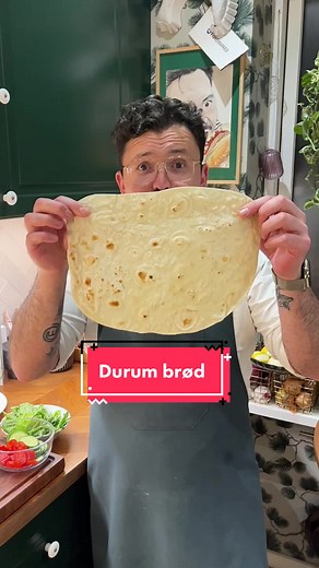 Fladbrød (Vegansk Durum part 4/5) 🌯🥬🧅❤️🇹🇷 Jeg er opvokset i Tyrki...