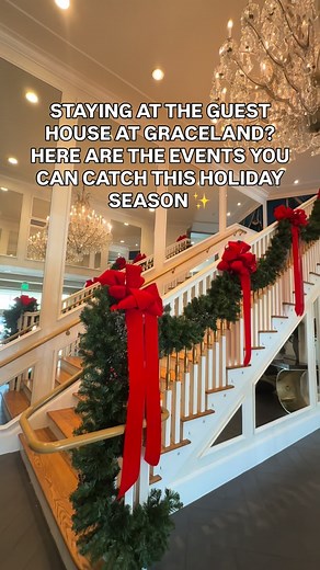 5.9K views · 418 reactions | Spend the holidays just steps from the magic of Graceland. ⚡ From live shows and festive tours to our own Thanksgiving Feast, there is so much to enjoy when you stay at The Guest House this season. Discover the full lineup at graceland.com/christmas  #graceland #gracelandguest | The Guest House at Graceland | Facebook