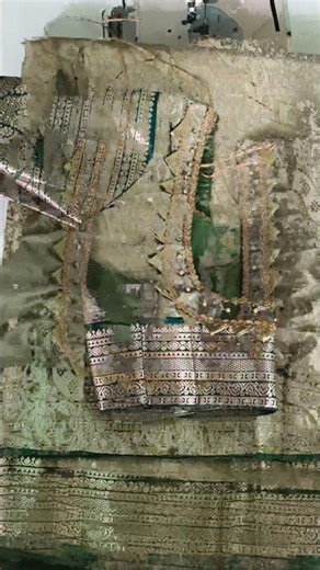 simple patchwork blouse design #fashion #blousefashion #blouse #saree #trendingblousedesign