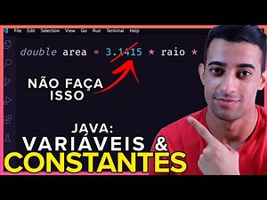 Como criar Constantes no Java - Curso Java POO Aula #17