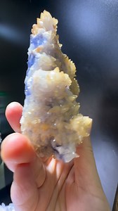6.9K views · 486 reactions | Rare blue fluorite with calcite inclusions, a new variety of fluorite, it's hard to believe it comes from Guizhou. A natural blue color ❤️ Available for sale. | Crystal Princess | Facebook