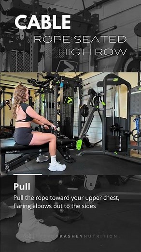 Cable Rope Seated High Row – How to Perform It Correctly | Trevor Kashey Nutrition